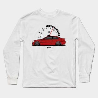 Red E46 Long Sleeve T-Shirt